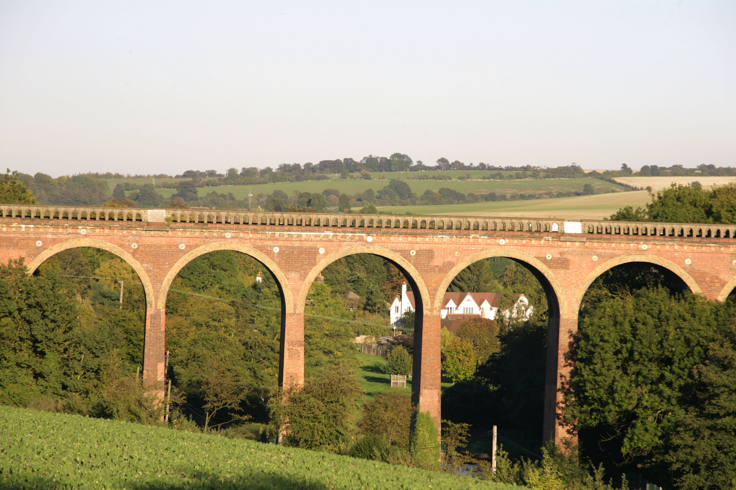 Brick viaduct in Eynsford